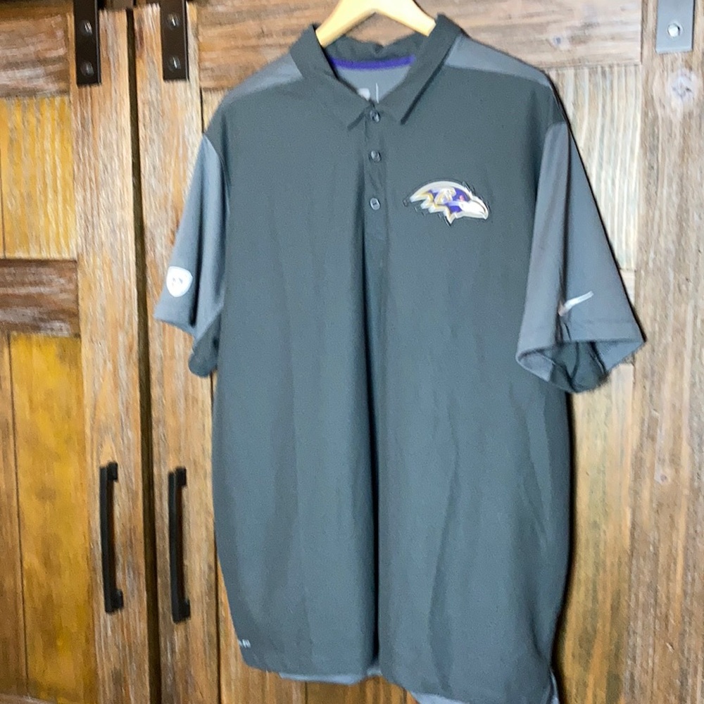 Nike- Dri-fit- Baltimore Ravens-Polo Shirt